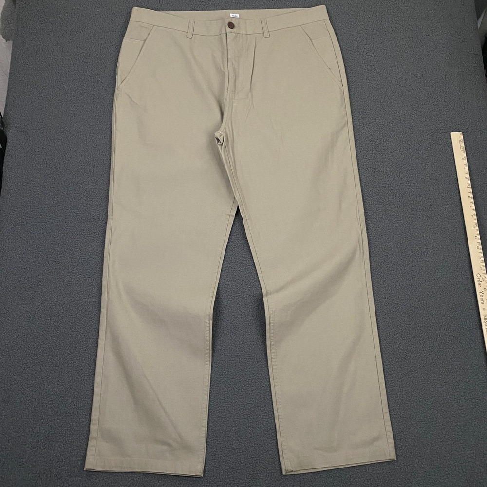 Katin Vincent Pant Mens 40x32 Beige Canvas Cotton Chino Surf Skate Beach